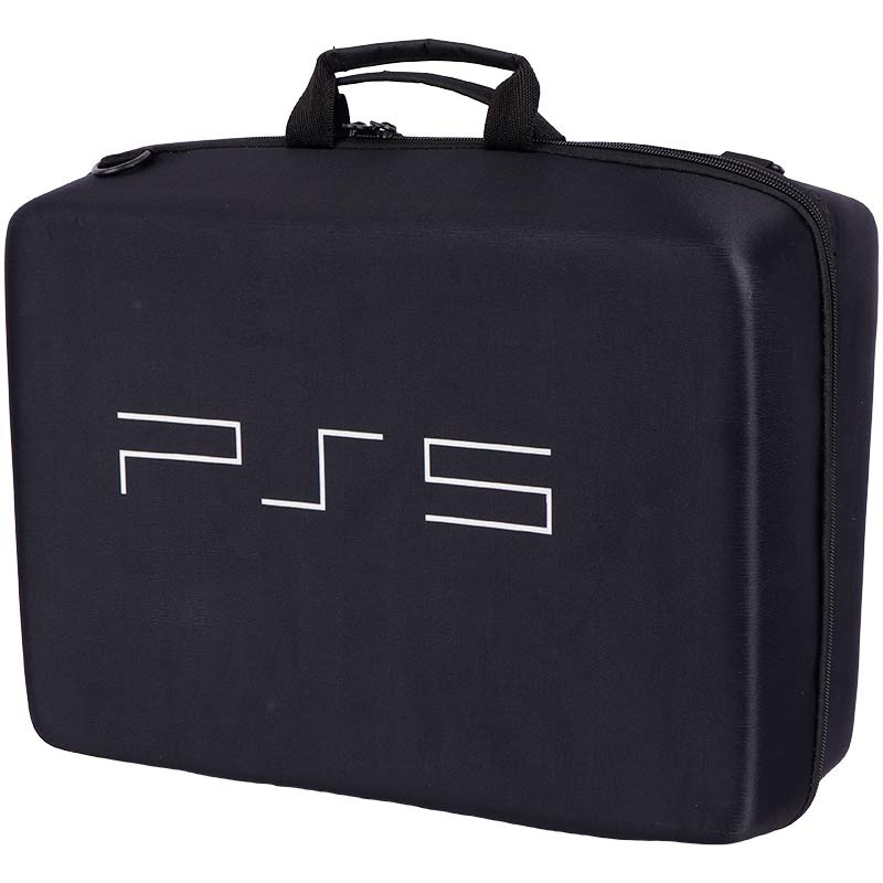 کیف کنسول بازی PS5 برزنتی طرح لوگوی Play Station 5 مشکی