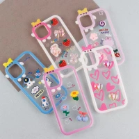 قاب شفاف فانتزی عروسک برجسته iPhone 11