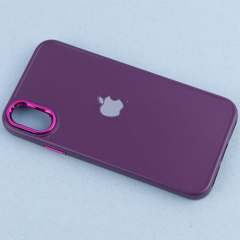 قاب طرح PVD متال ایرون iPhone X / XS