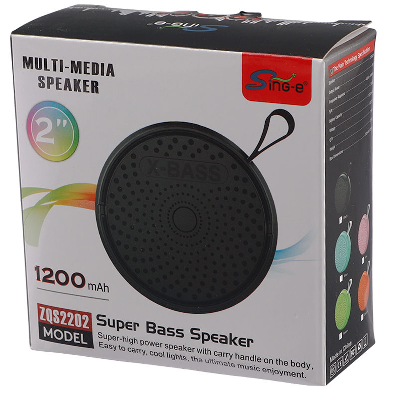 اسپیکر بلوتوثی رم و فلش خور Sing-E ZQS2202