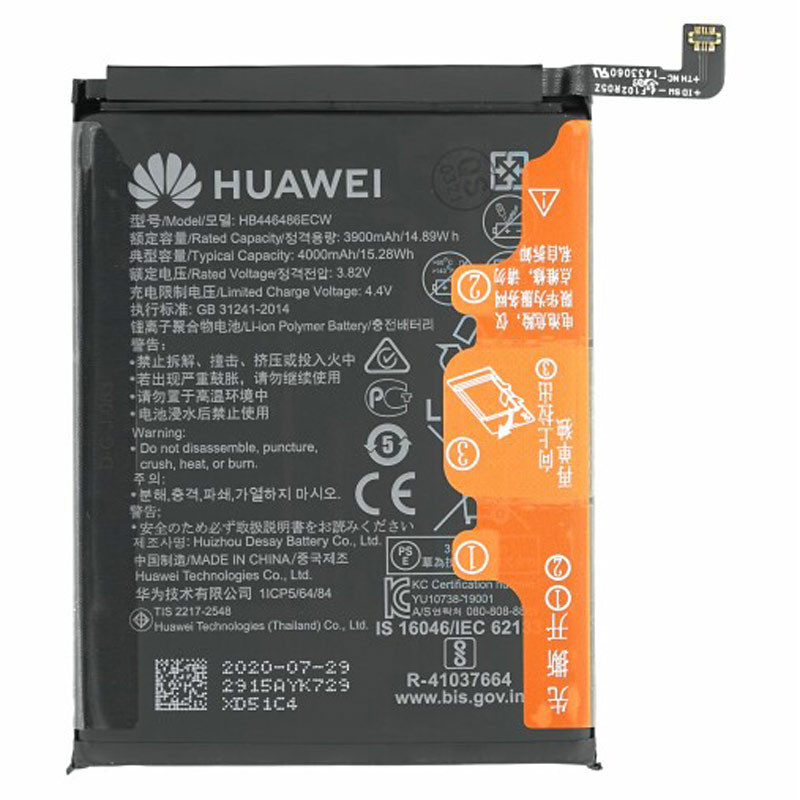 باتری موبایل اورجینال Huawei Y9 2019 HB446486ECW