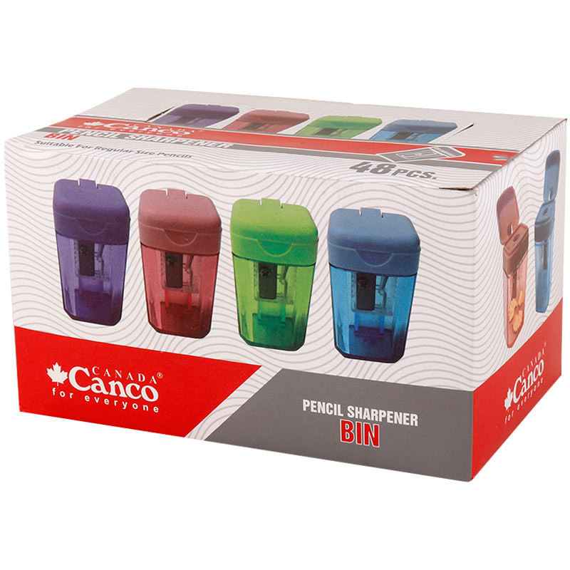 تراش پلاستیکی مخزن دار Canco EA2590 بسته 48 عددی