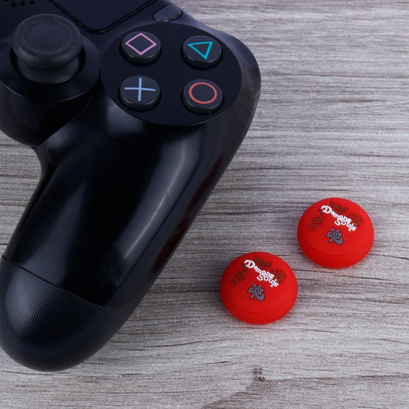 روکش آنالوگ دسته بازی Play Station/XBOX طرح Demon's Souls قرمز