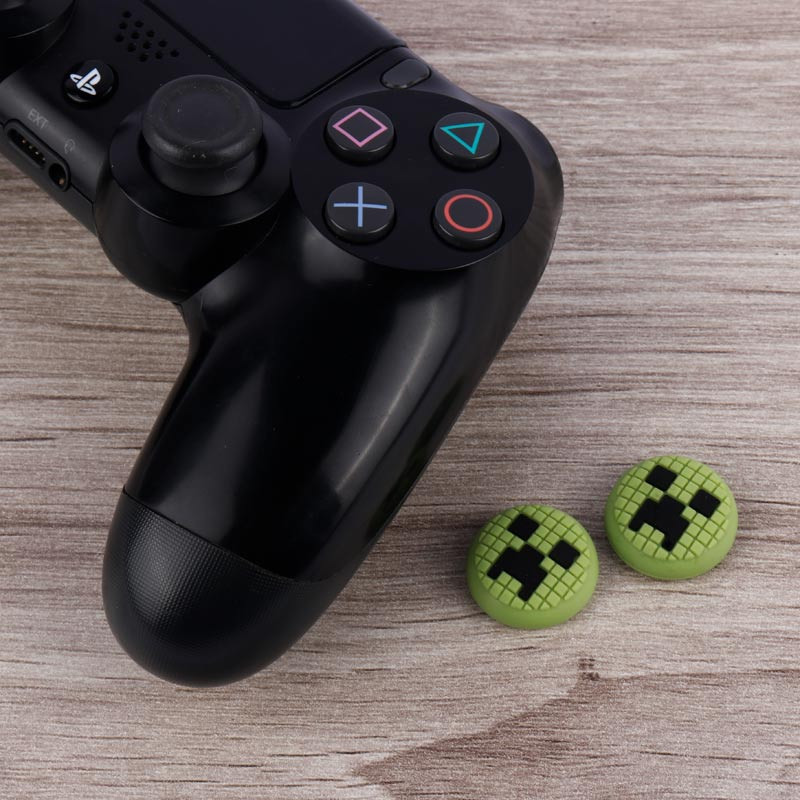 روکش آنالوگ دسته بازی Play Station/XBOX طرح Creeper Face