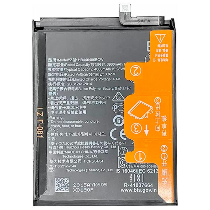 باتری موبایل اورجینال Huawei Y9 Prime 2019 HB446486ECW