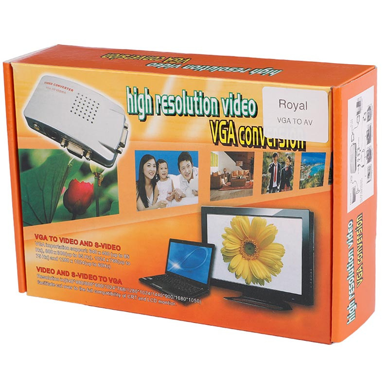 تبدیل Royal VGA to AV /VGA /S-Video