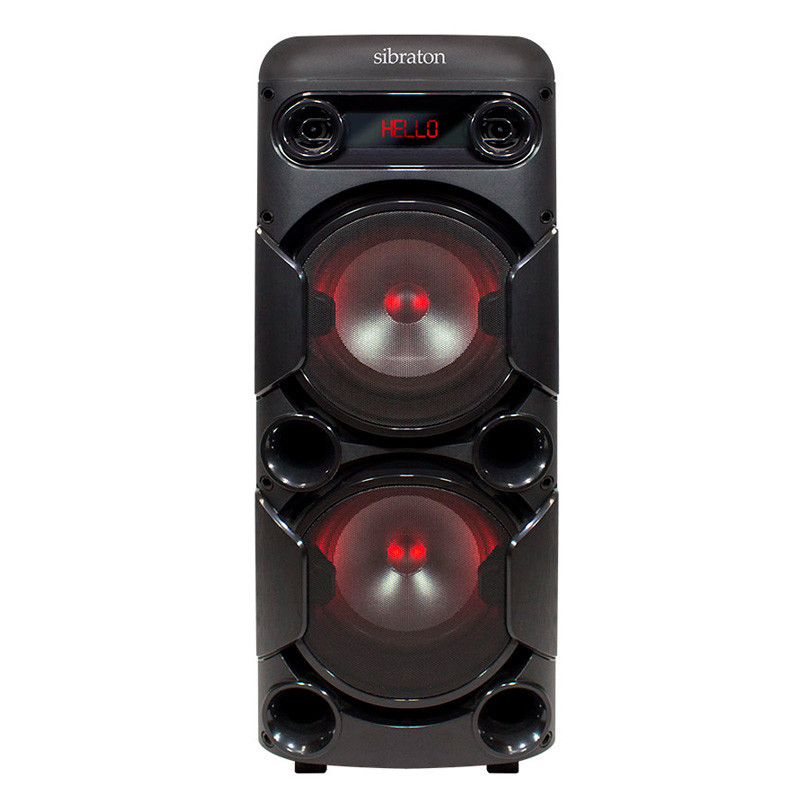 اسپیکر چمدانی بلوتوثی رم و فلش خور Sibraton SBS1104 + میکروفون و ریموت کنترل