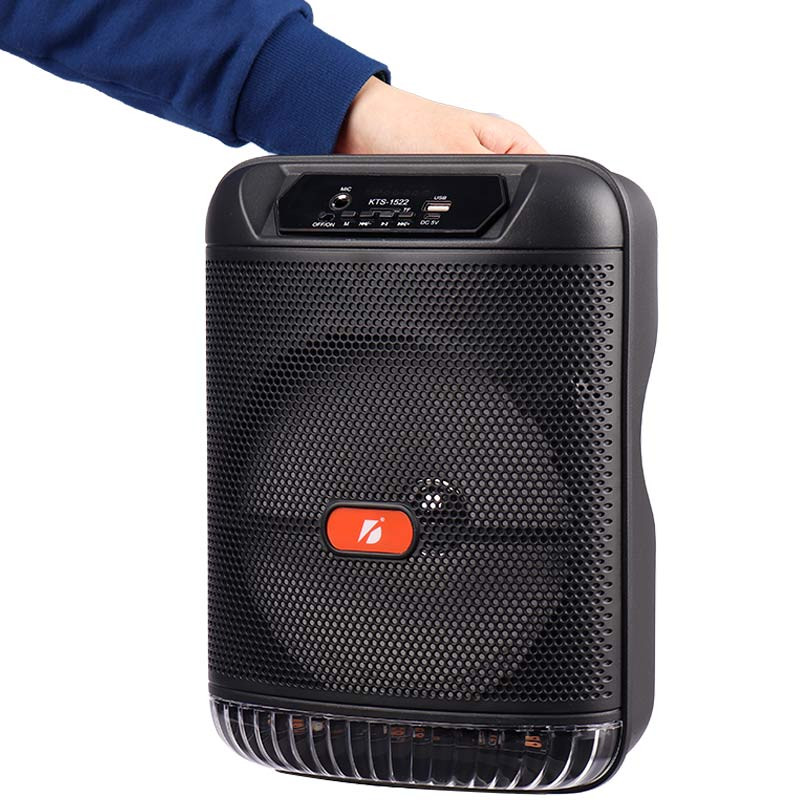 اسپیکر بلوتوثی رم و فلش خور KTS-1522 + میکروفون و ریموت کنترل