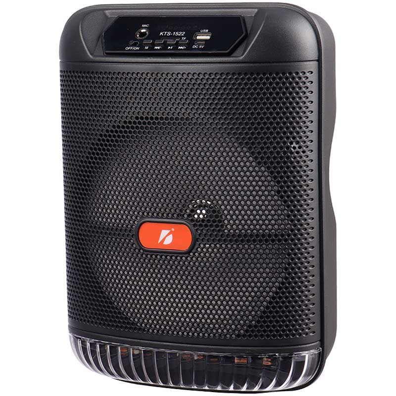 اسپیکر بلوتوثی رم و فلش خور KTS-1522 + میکروفون و ریموت کنترل