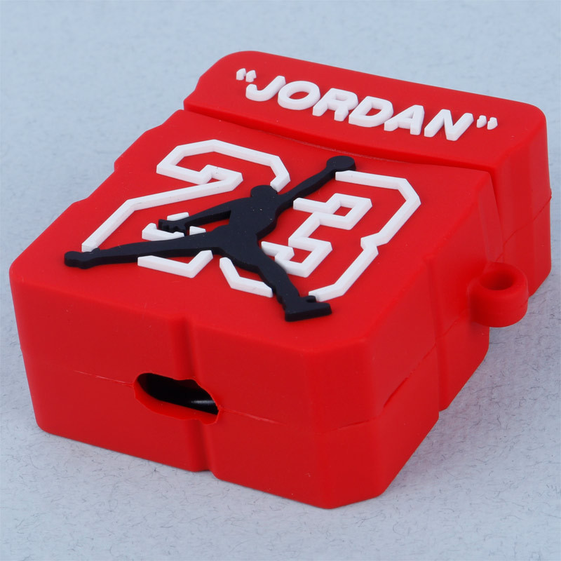 محافظ AirPods 1/2 سیلیکونی Jordan چمدانی قرمز