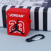 محافظ AirPods 1/2 سیلیکونی Jordan چمدانی قرمز