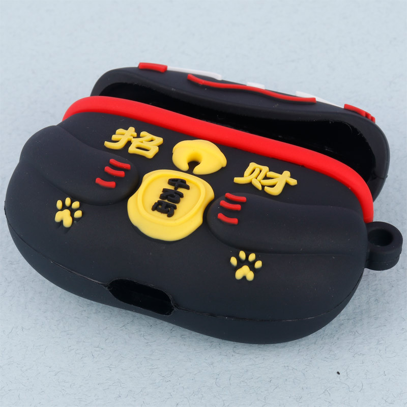 محافظ AirPods 3 سیلیکونی طرح گربه ژاپنی