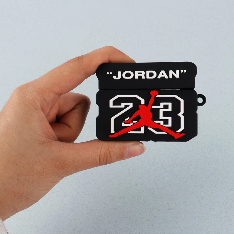 محافظ AirPods Pro سیلیکونی Jordan مشکی