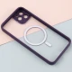 قاب PC شفاف متال ایرون دور رنگی مگ سیف محافظ لنزدار iPhone 11 Pro Max