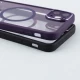 قاب PC شفاف متال ایرون دور رنگی مگ سیف محافظ لنزدار iPhone 11 Pro Max