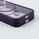 قاب PC شفاف متال ایرون دور رنگی مگ سیف محافظ لنزدار iPhone 12