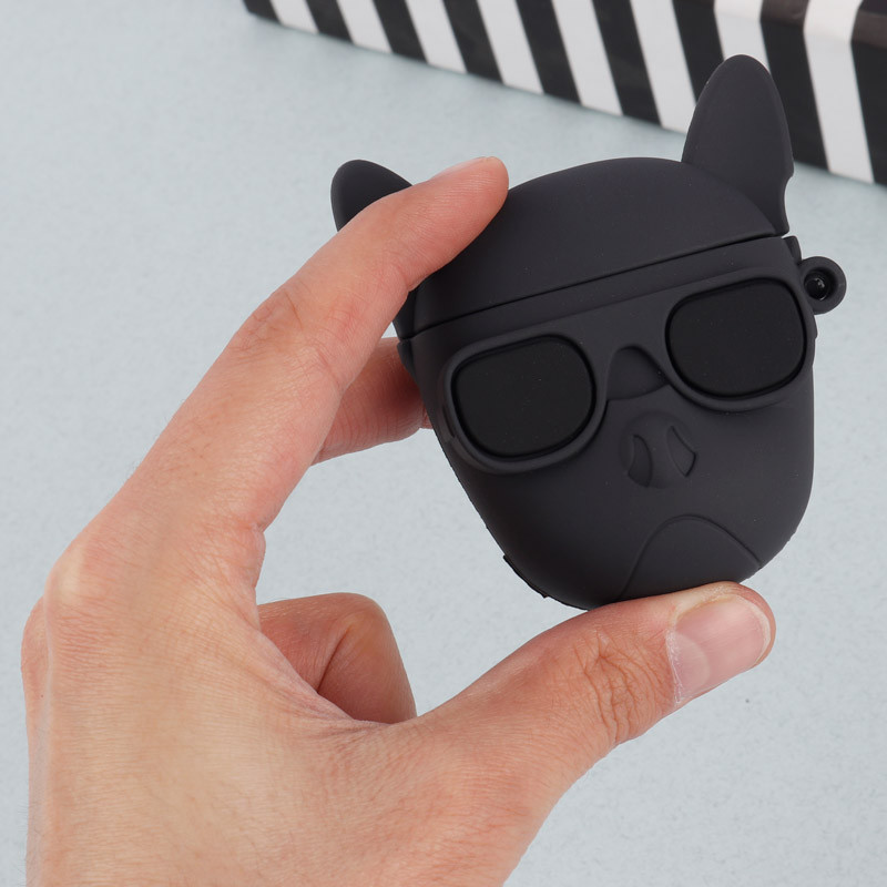 محافظ AirPods 1/2 سیلیکونی گربه سیاه
