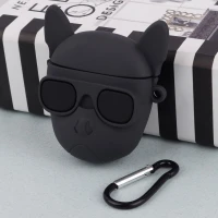 محافظ AirPods 1/2 سیلیکونی گربه سیاه