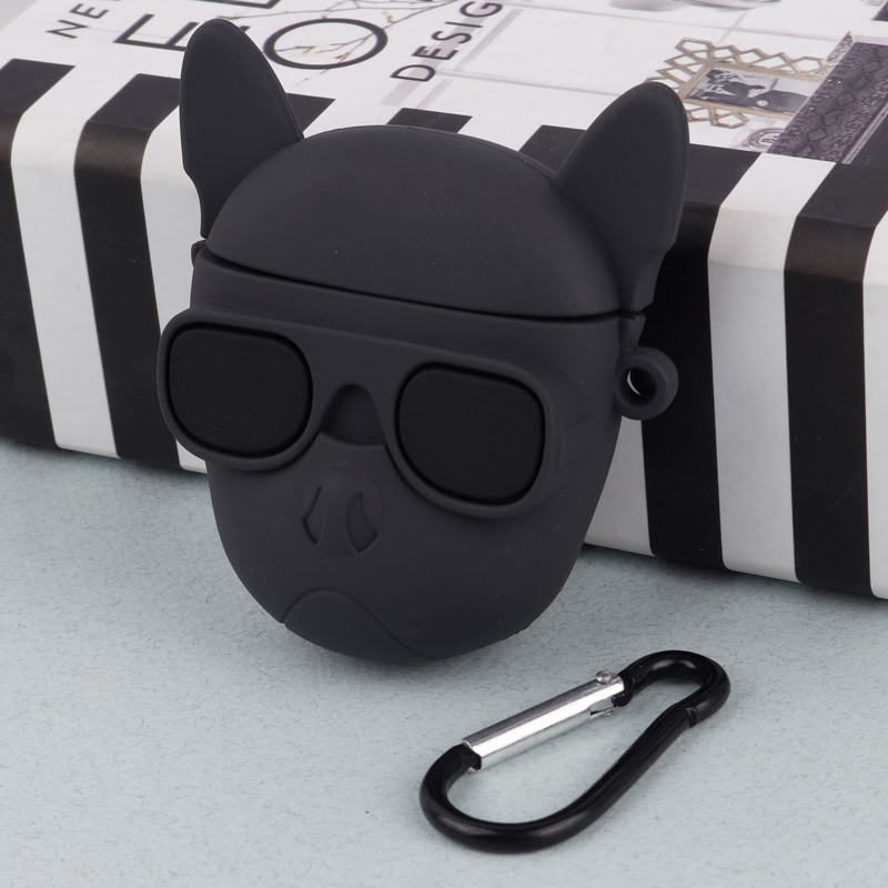 محافظ AirPods 1/2 سیلیکونی گربه سیاه