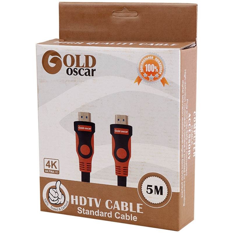 کابل Gold Oscar HDMI V2.0 4K 5m کد 1