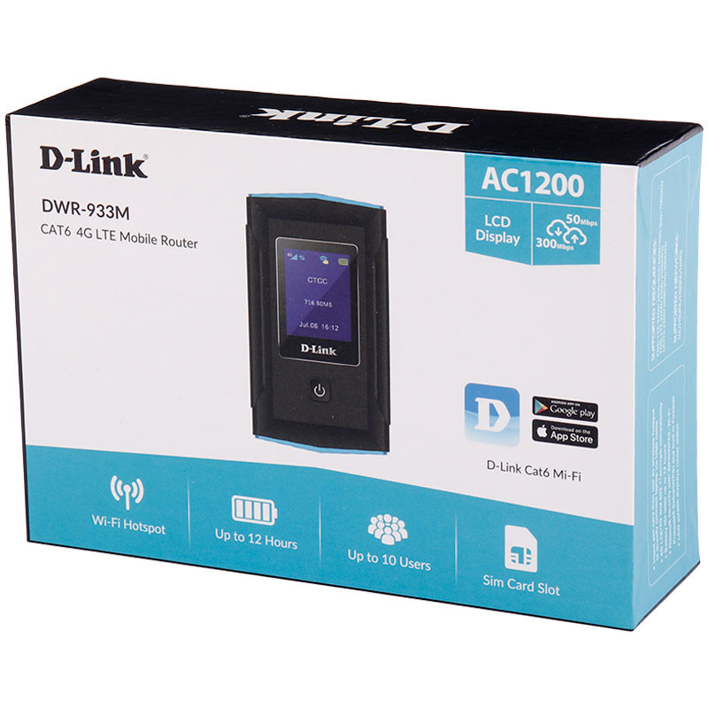 مودم همراه سیمکارتی 4G LTE دی لینک DWR-933M
