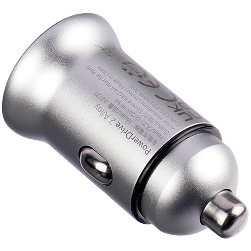 شارژر فندکی فست شارژ Anker PowerDrive 2 ALLOY A2727H42 2.4A 12W