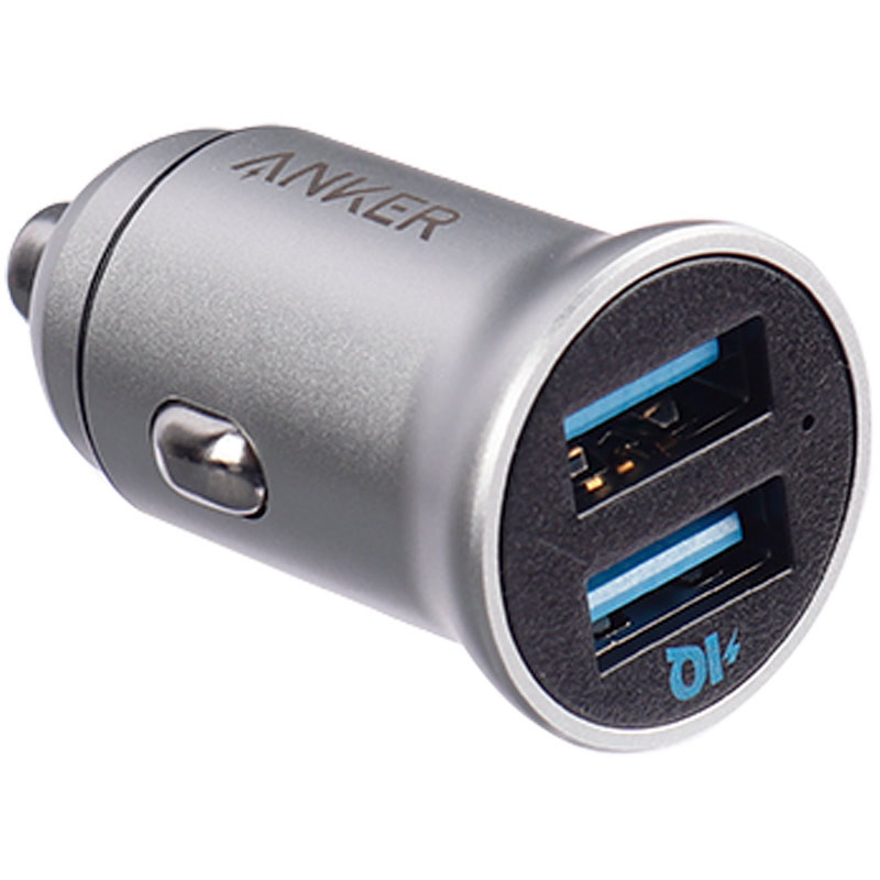 شارژر فندکی فست شارژ Anker PowerDrive 2 ALLOY A2727H42 2.4A 12W
