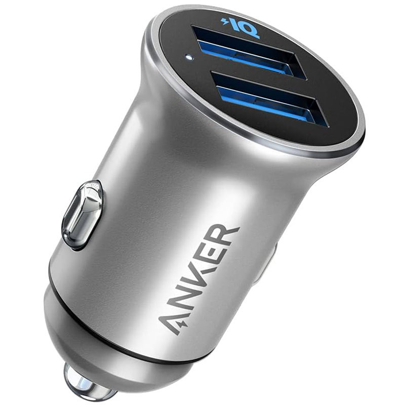 شارژر فندکی فست شارژ Anker PowerDrive 2 ALLOY A2727H42 2.4A 12W