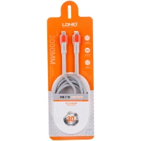 کابل تبدیل فست شارژ Ldnio LC602i Type-C to Lightning PD 30W 2m