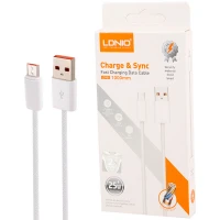کابل میکرو یو اس بی فست شارژ Ldnio LS901 25W 1m