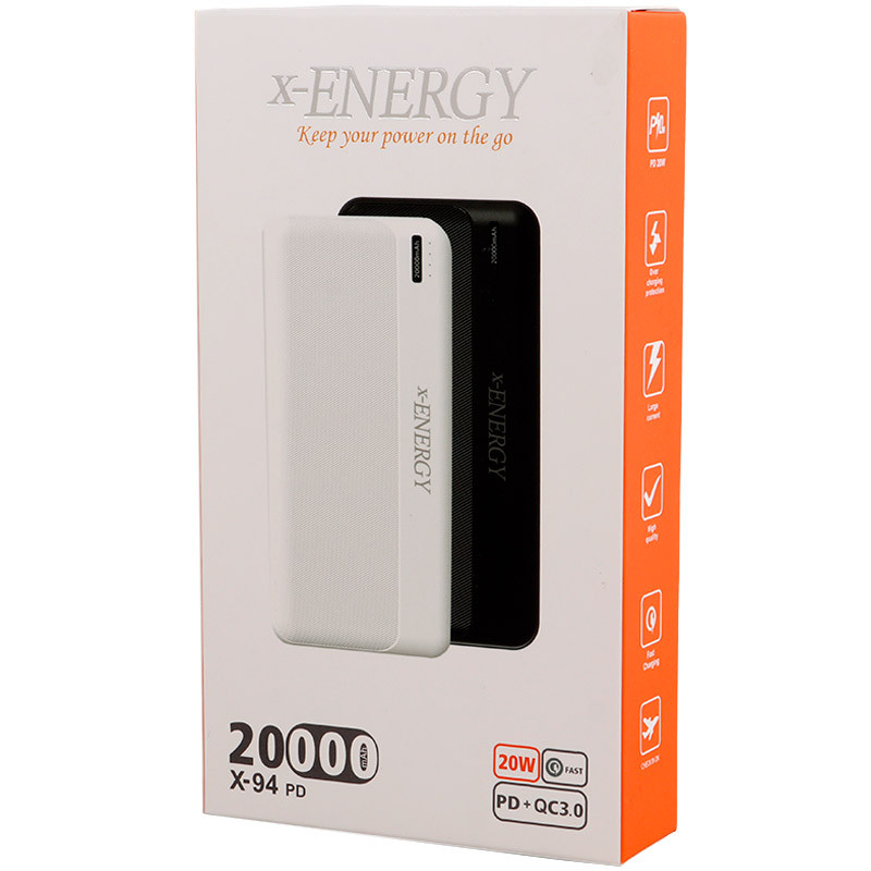 پاوربانک فست شارژ 20000 ایکس انرژی X-Energy X-94PD QC3.0 PD 20W