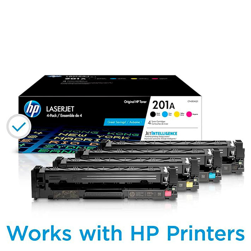 کارتریج لیزری رنگی HP LaserJet 201A بسته 4 عددی