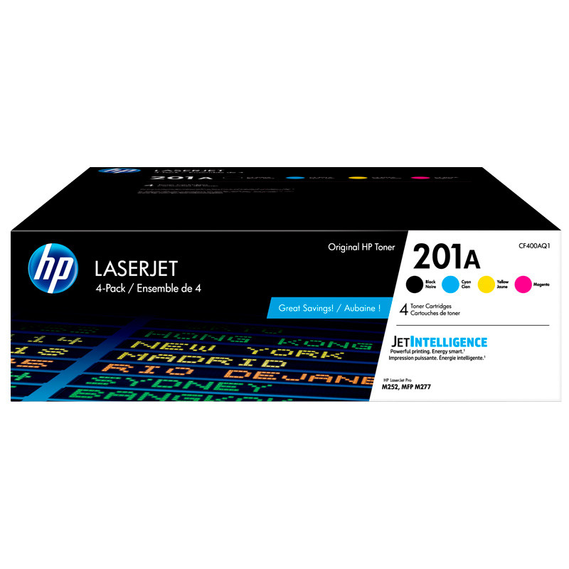 کارتریج لیزری رنگی HP LaserJet 201A بسته 4 عددی