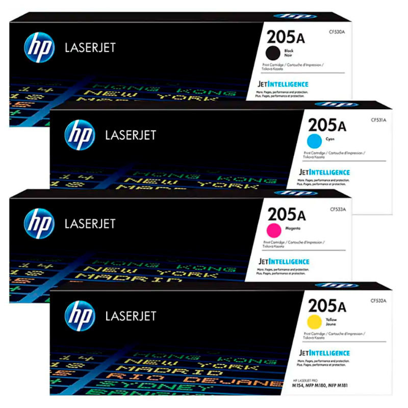 کارتریج لیزری رنگی HP LaserJet&nbsp;205A&nbsp;بسته 4 عددی