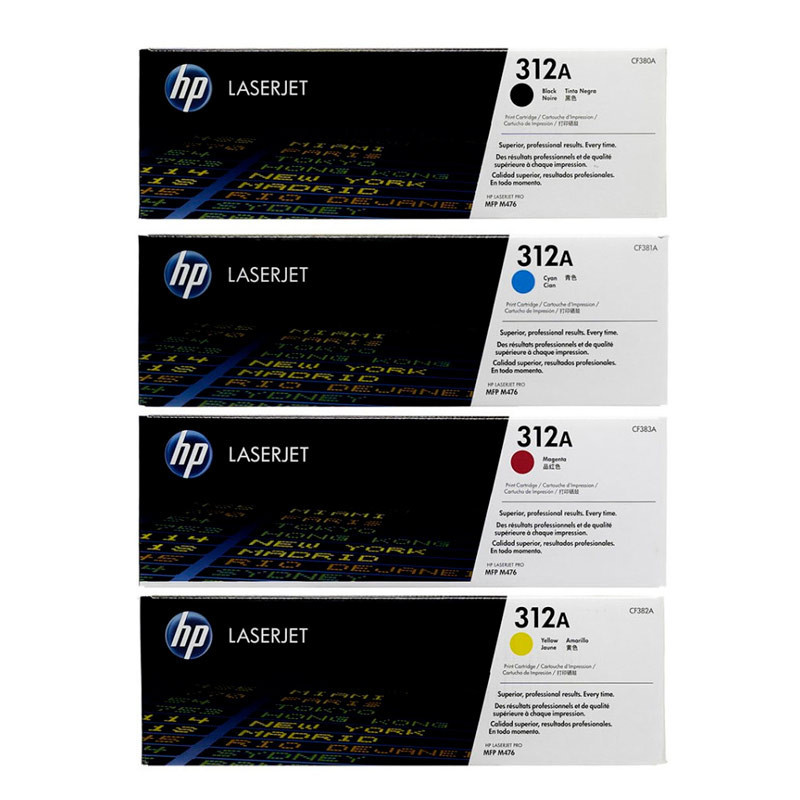 کارتریج لیزری رنگی HP LaserJet&nbsp;312A&nbsp;بسته 4 عددی