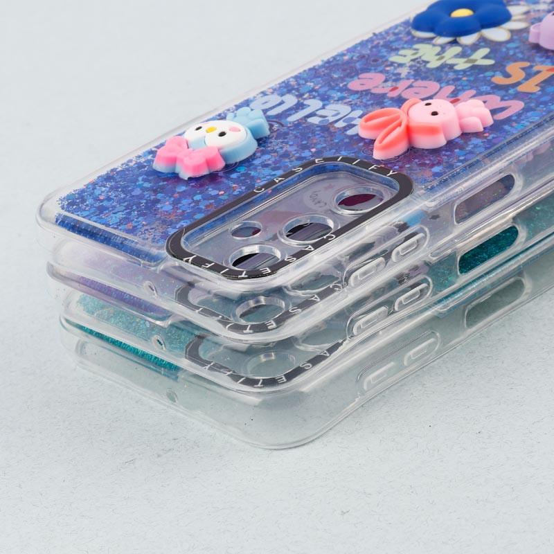 قاب آکواریومی Casetify عروسکی برجسته محافظ لنزدار Samsung Galaxy A24 4G