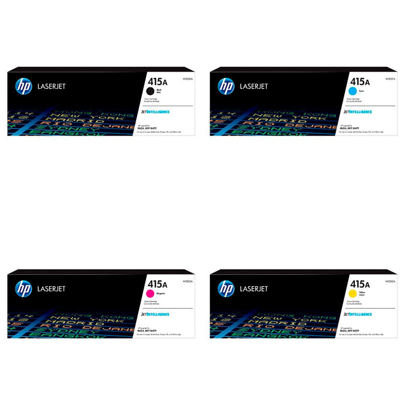 کارتریج لیزری رنگی HP LaserJet&nbsp;415A&nbsp;بسته 4 عددی