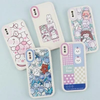 قاب طرح کارتونی محافظ لنزدار iPhone X / XS