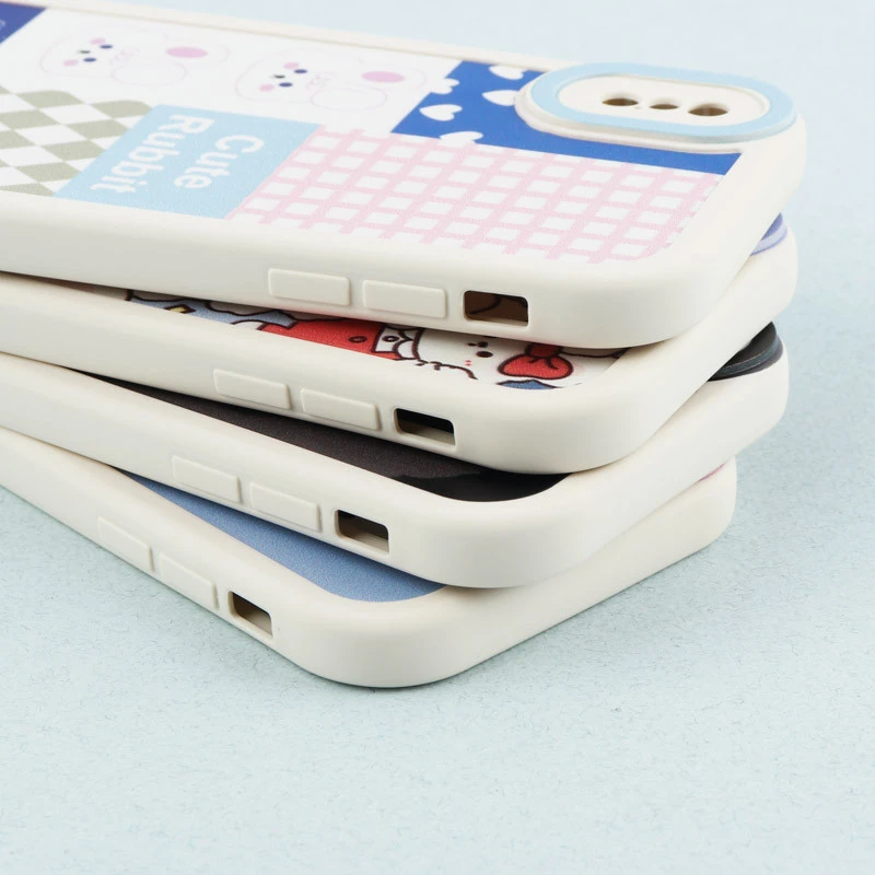 قاب طرح کارتونی محافظ لنزدار iPhone X / XS