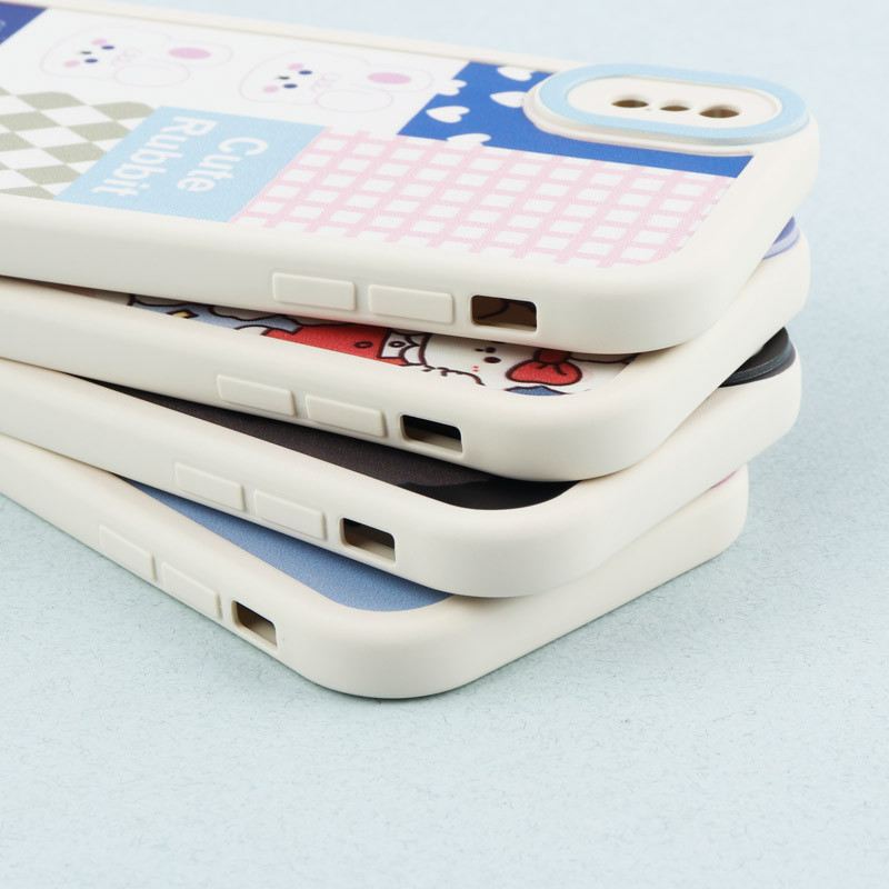 قاب طرح کارتونی محافظ لنزدار iPhone X / XS