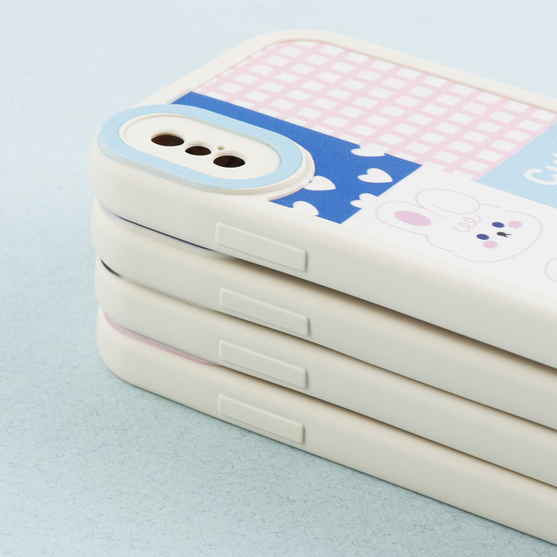 قاب طرح کارتونی محافظ لنزدار iPhone X / XS
