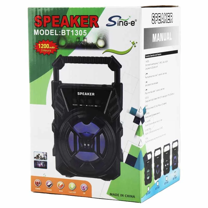 اسپیکر بلوتوثی رم و فلش خور Sing-E BT1305