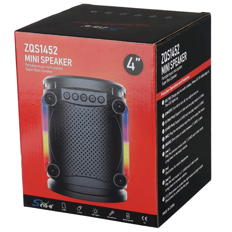 اسپیکر بلوتوثی رم و فلش خور Sing-E ZQS1452