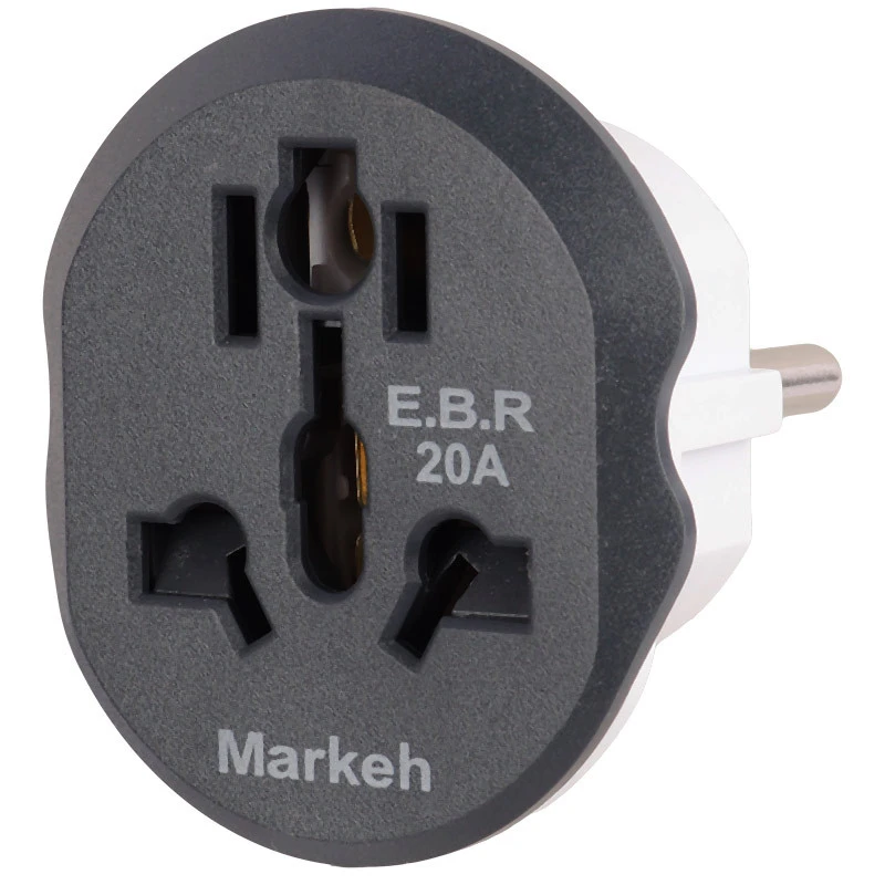تبدیل ۳ به ۲ برق ارت دار Markeh E.B.R 20A
