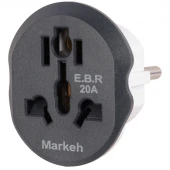 تبدیل ۳ به ۲ برق ارت دار Markeh E.B.R 20A