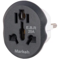 تبدیل ۳ به ۲ برق ارت دار Markeh E.B.R 20A