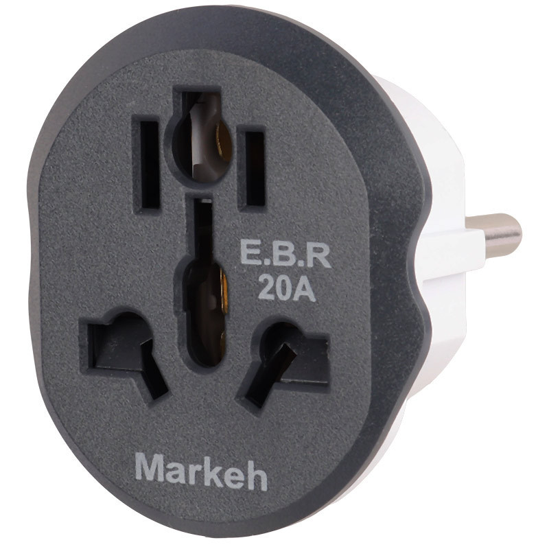 تبدیل ۳ به ۲ برق ارت دار Markeh E.B.R 20A