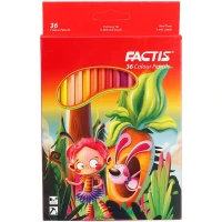 مداد رنگی 36 رنگ فکتیس Factis F07112336