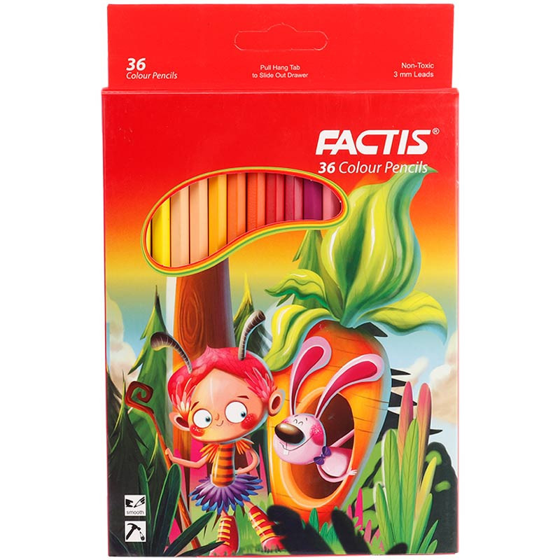 مداد رنگی 36 رنگ فکتیس Factis F07112336