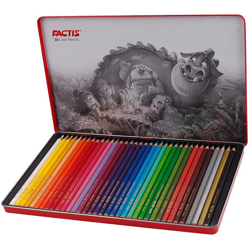 مداد رنگی 36 رنگ فکتیس Factis F071126360902